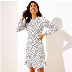 LOFT NWT White Dress Size 6